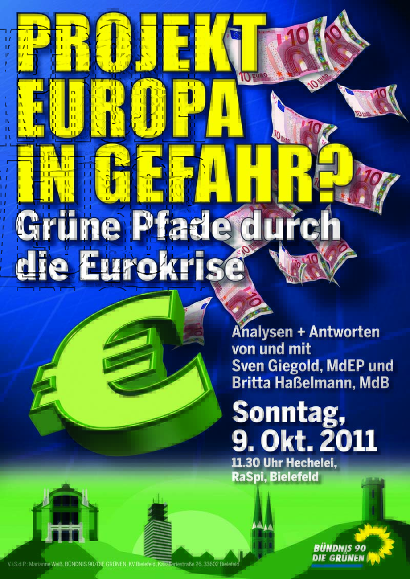Projekt Euro in Gefahr? Veranstaltung 9. Oktober