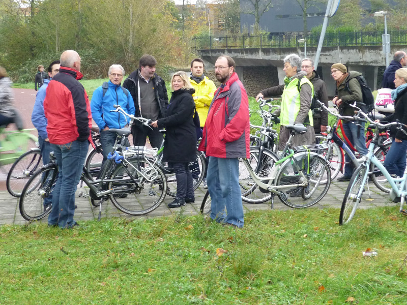 Ideen für ein fahrradfreundlicheres Bielefeld: GRÜNE Ratsfraktion informiert sich in Groningen