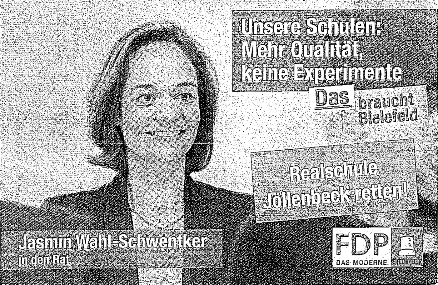 Torschlusspanik bei der FDP führt zu unverantwortlichen Aktionen in Jöllenbeck!