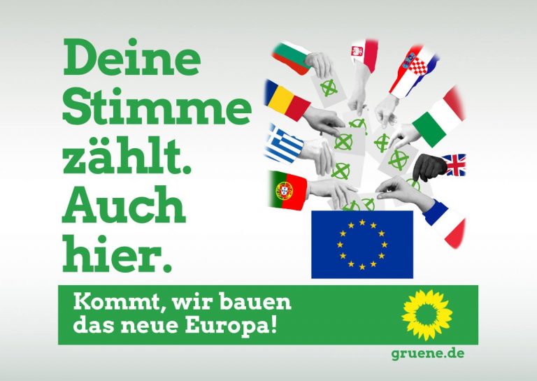 Deine Stimme zählt. Auch hier.                                        Your vote matters. Here too.