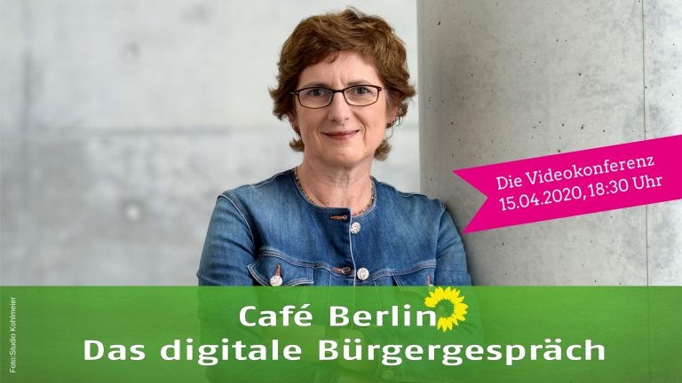 15.04.: Café Berlin mit Britta Haßelmann – Digitale Bürger*innensprechstunde