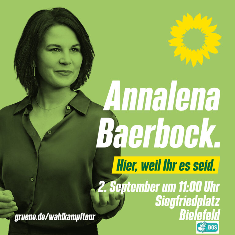 2.9.: Annalena Baerbock in Bielefeld