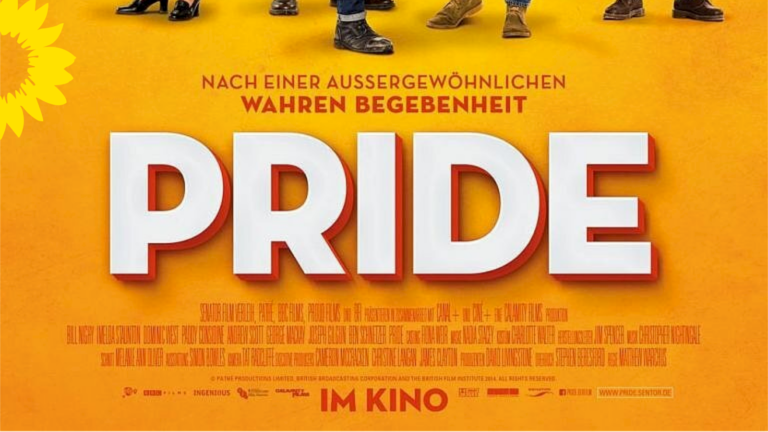 24.4.: Pride – GRÜNES Kino mit Sven Lehmann, Christina Osei und Marvin Reschinsky