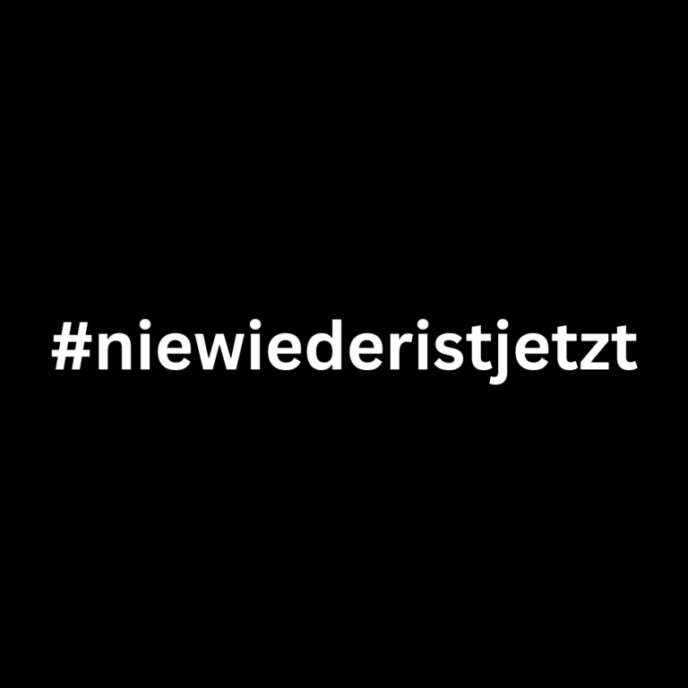 Nie wieder ist jetzt!