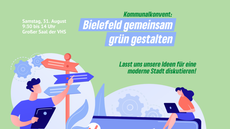 Kommunalkonvent “Bielefeld gemeinsam grün gestalten” am 31.08.24