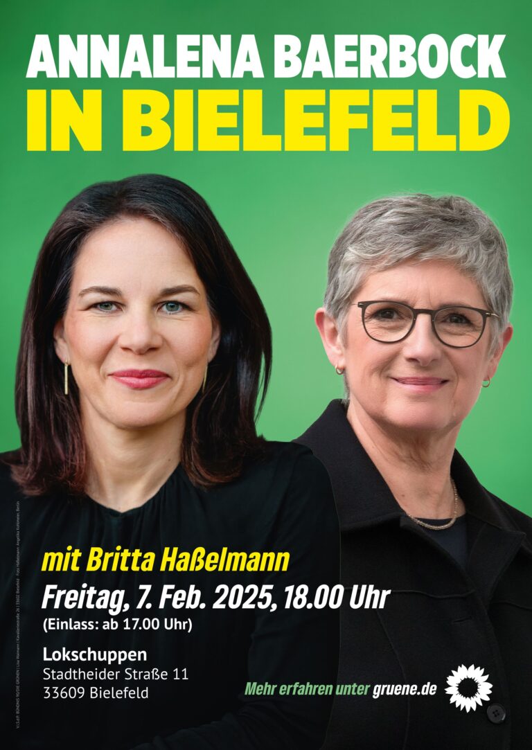 7.02.: Annalena Baerbock in Bielefeld