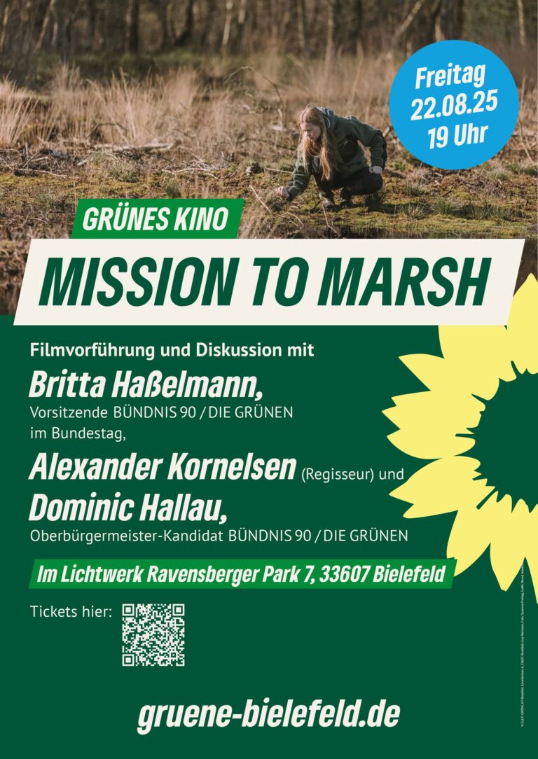GRÜNES Kino „Mission to Marsh“ – Filmvorführung und Diskussion