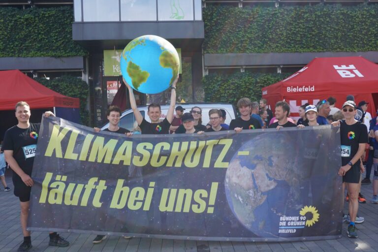 Zeichen für Klimaschutz beim Run & Roll Day 2025!