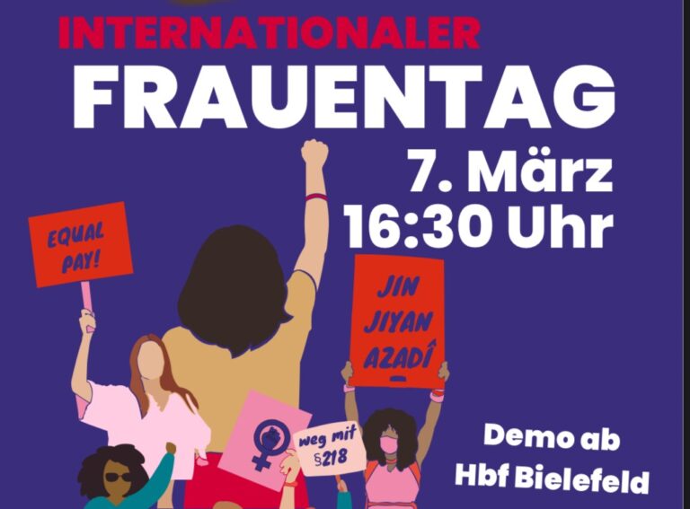 7.03.: Demo zum Internationalen Frauentag
