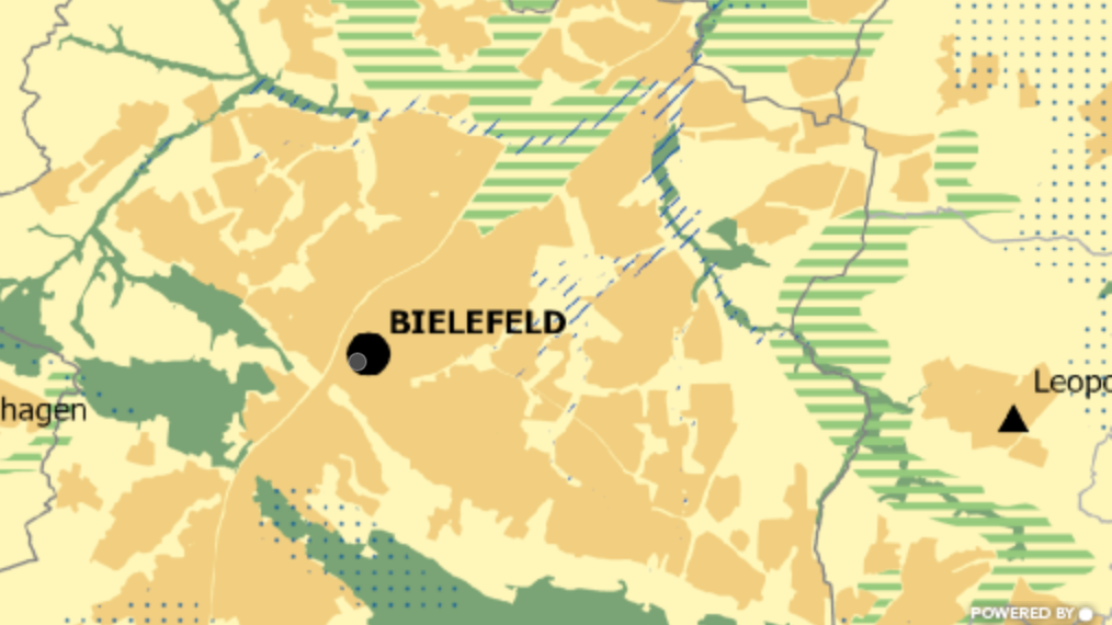 Landesentwicklungsplan NRW Abschnitt Bielefeld