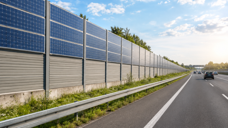 Lärmschutzwände als Bausteine der Energiewende