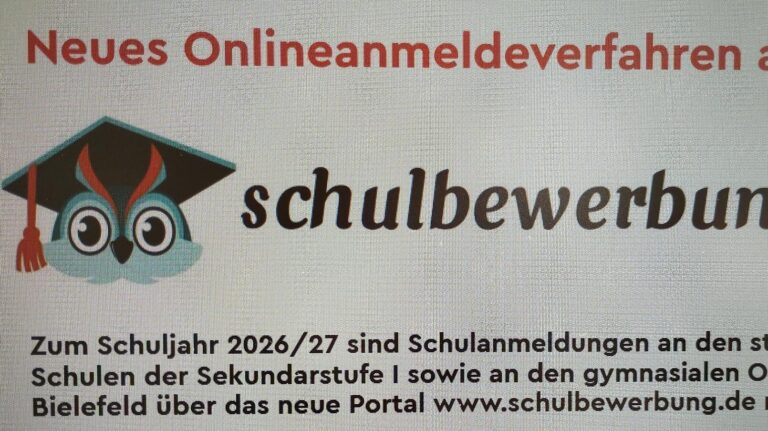 Anfrage: Digitale Schulanmeldung verbessern